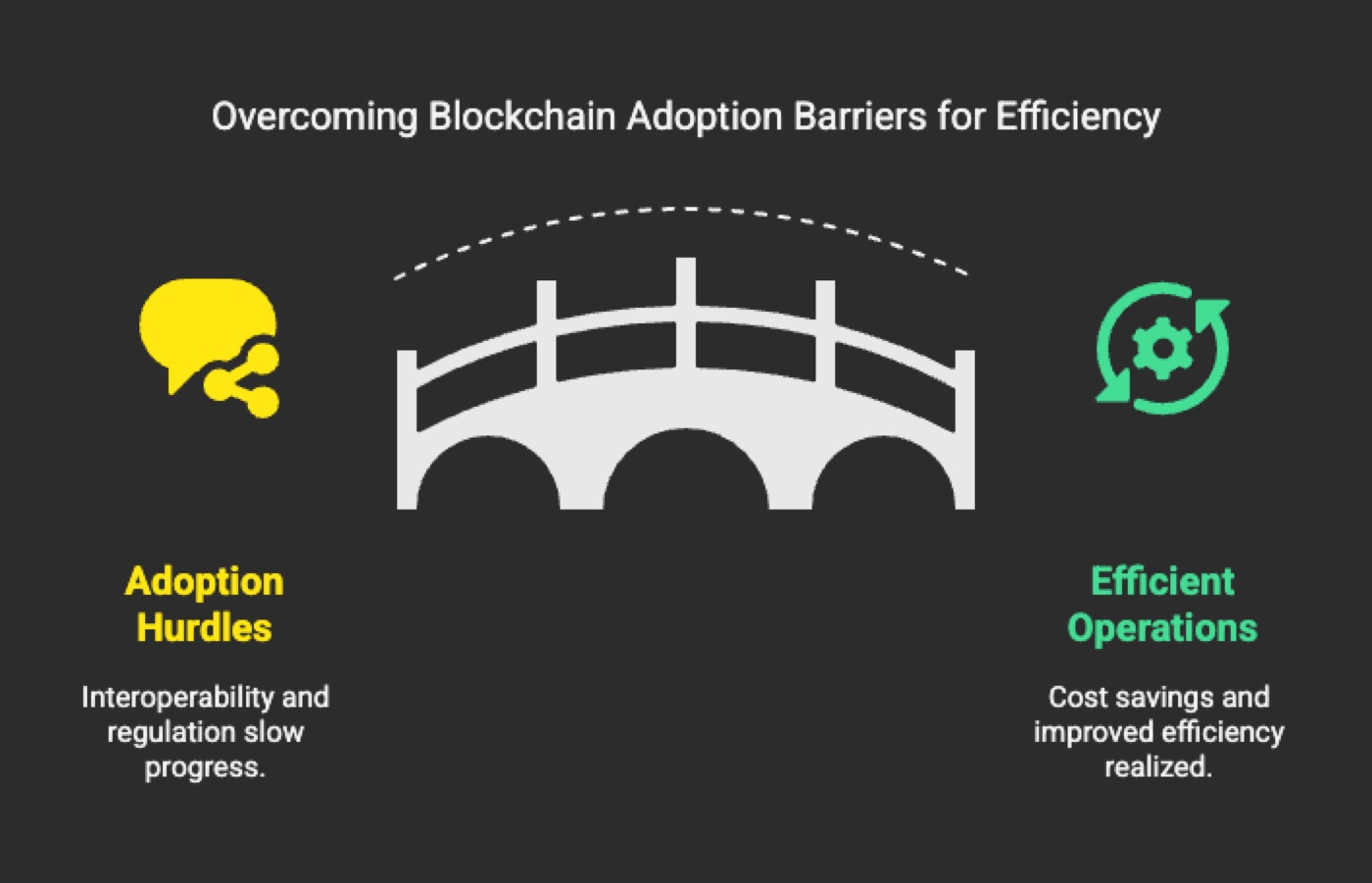Overcoming Blockchain Adoption Barriers for Efficiency
