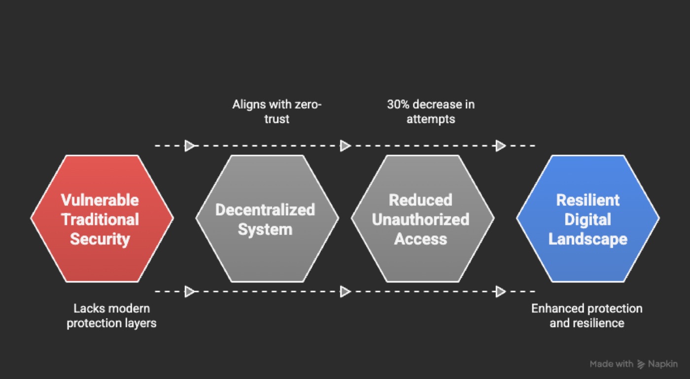Blockchain Enhances Zero-Trust Security